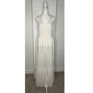 Playa Lucila White Dress Size Medium